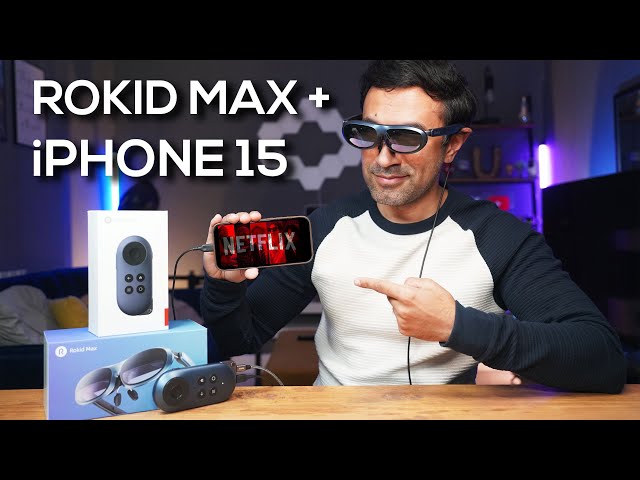 Rokid AR Joy Pack is the Ultimate AR Glasses for the iPhone 15!