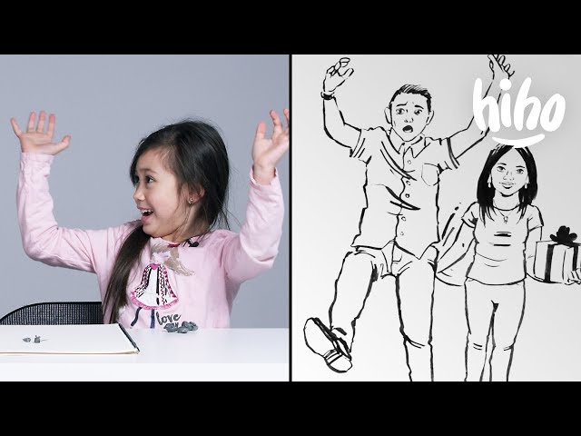 Crystal Describes Her Parents to an Illustrator | Kids Describe | HiHo Kids