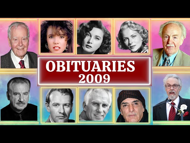 Obituaries in 2009 Famous Celebrities we  Lost in 2009 Ep 02 OBITUARIES TV