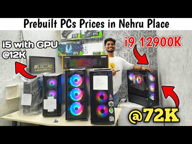 Used Gaming PCs Starting From 12,000 Rs | Cheapest Prebuilt PCs in Nehru Place | #gaming #pc