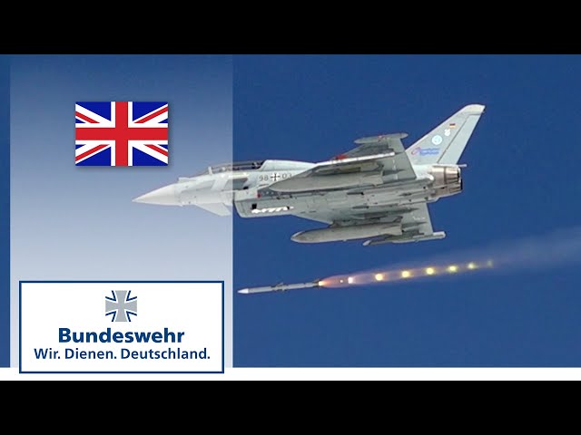 Eurofighter Typhoon in Aerial Combat: Attack with Missiles - Bundeswehr