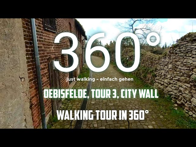 360° Oebisfelde, 3 - Along the City Wall; just walking - einfach gehen