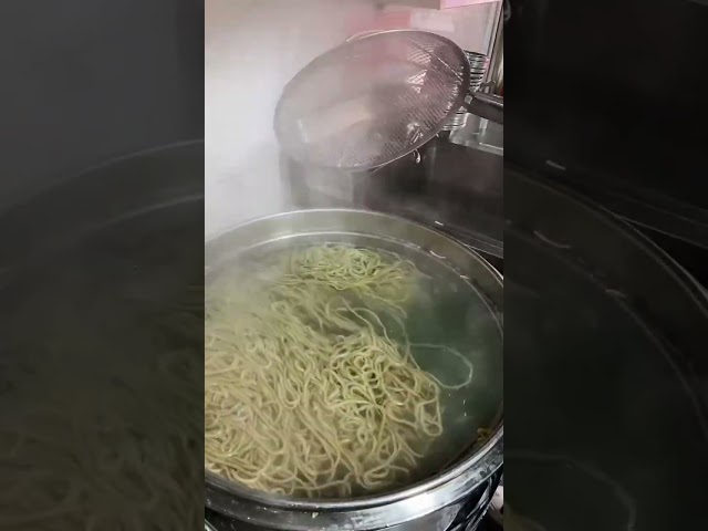 Delicious freshly made rice noodles