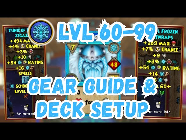 Wizard101: Ice Gear Guide & Deck Setup - Level 60-99