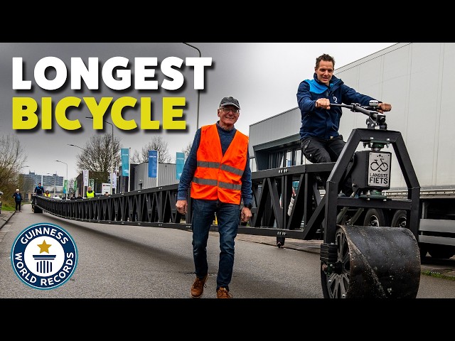 Building The World's Longest Bicycle - Guinness World Records