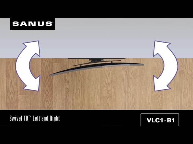 The Best TV Wall Mount for Curved TVs: SANUS Swivel Mount