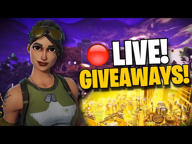 🔴 LIVE | SAVE THE WORLD GIVEAWAYS | 144 TRAPS, WEAPONS, MATERIALS!