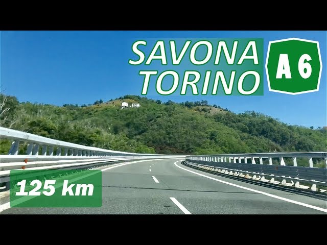 A6 Highway ITALIA | SAVONA TORINO | NEVERENDING BRIDGES AND TUNNELS