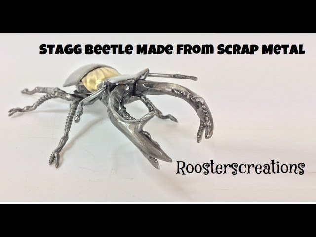 How to make a Stagg Beetle from welding Recycled Scrap Metal