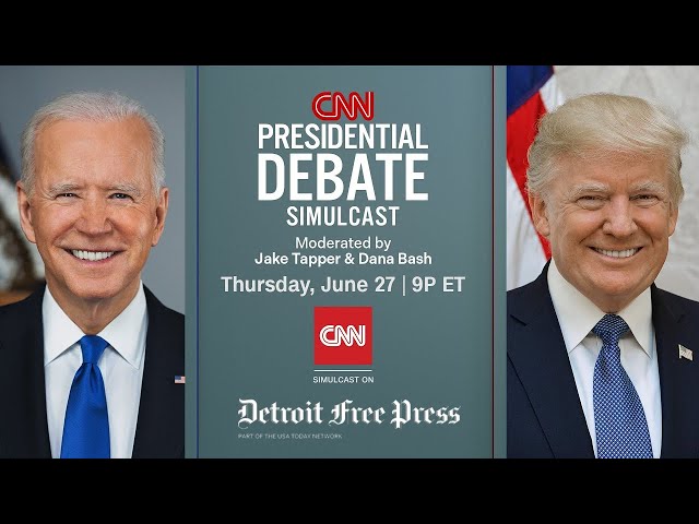 Live Biden vs. Trump debate on jobs and more issues during CNN Presidential Debate Simulcast