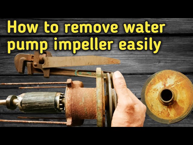Water pump impeller easily removel|How to removing motor impeller|water pump repair|Motor repairing