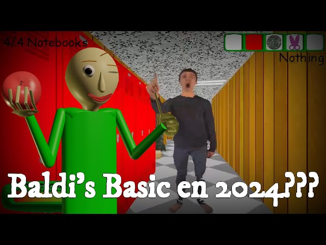 Juego Baldi's Basic en pleno 2024