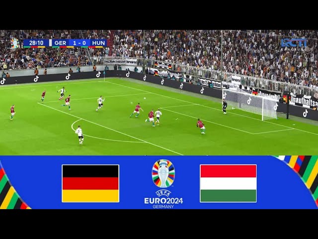 Deutschland gegen Ungarn (2-0) | UEFA Euro 2024 | Live-Spiel | eFootball Pes 21 Gameplay