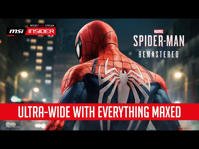 Spider-Man Remastered ultra-wide with everything maxed