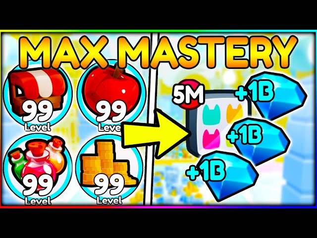 All FASTEST MAX LvL MASTERY - Quick & EZ! Pet Simulator 99