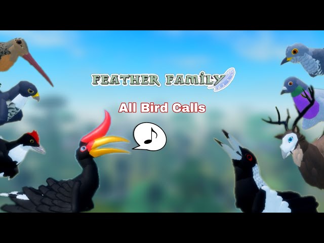 All Feather Family Bird Calls Part 1 (Rhea Update)
