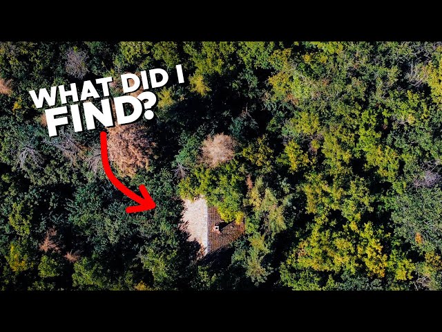 Found Abandoned Structure in the Woods on Google Maps and Explored It!【4K】