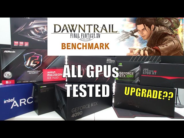 Final Fantasy XIV Dawntrail | FFXIV GPU Benchmark | 1440p and 4k