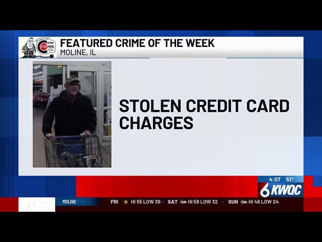 Crime Stoppers of the Quad Cities: Valentine's Day credit card thief