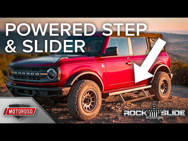 Powered Step Sliders for the New Ford Bronco! | Rock Slide Engineering