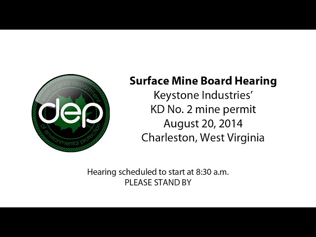 DEP Surface Mine Board Hearing - August 20, 2014, Part 2