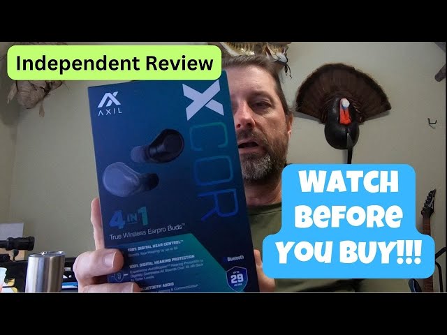 Axil XCOR Earbuds with Hearing Protection - I really wanted to like them...Watch before you buy!