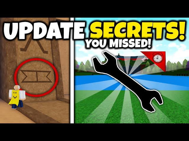 *NEW* UPDATE SECRETS you MISSED | Build a boat for Treasure ROBLOX