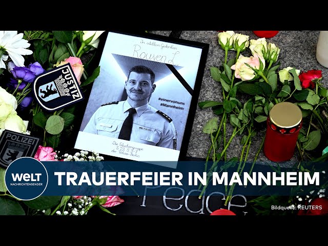 MANNHEIM: "2000 Menschen erwartet" Trauerfeier für getöteten Polizisten! Land Niedersachsen reagiert