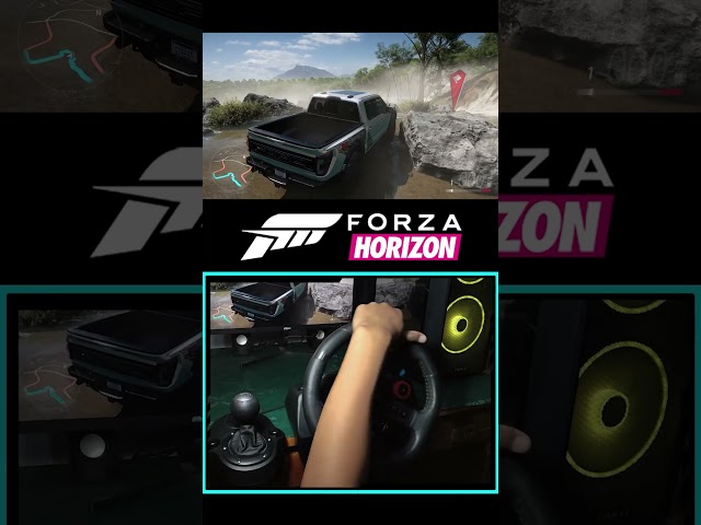 Ford F-150 Raptor R Extreme Offroad Driving #simulator #forzahorizon5 #g29