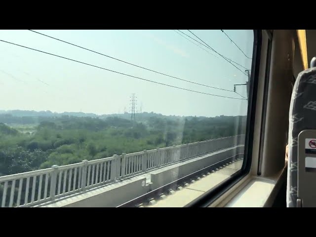 [4K HDR] Ride on the Indonesian High Speed Train