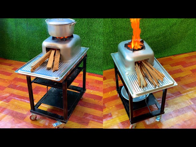 Creative ideas wood stoves from sinks and cement