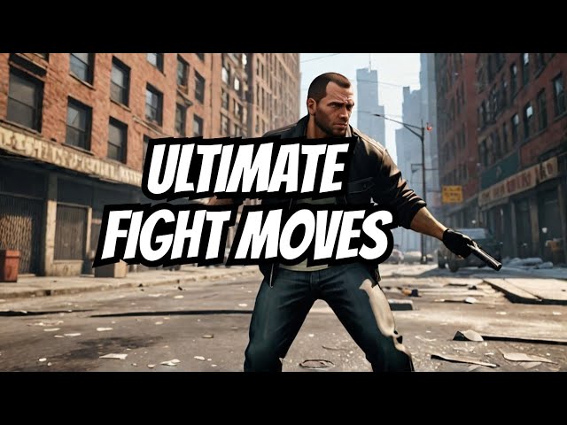 EVERY GTA 4 FIGHT MOVE (GTA IV Fight Moves Compilation)