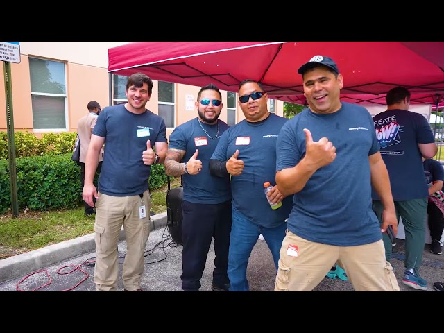 Convergint Social Responsibility Day at The Salvation Army of Broward County