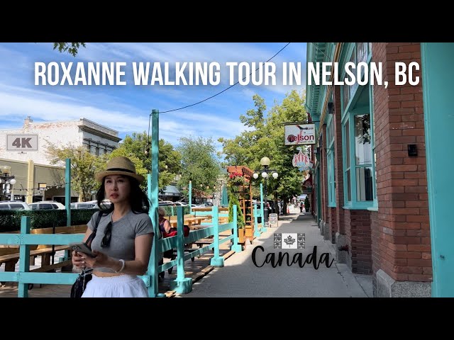 Check out the locations where Roxanne the movie was filmed in Nelson, BC, Canada on 4K walking tour!