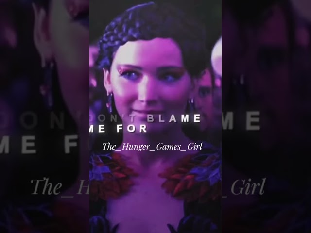 🏹Don’t blame me🏹#katniss #peetamellark #hungergames