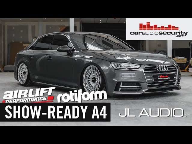 We pimped this Audi A4... now show-ready! | Car Audio & Security