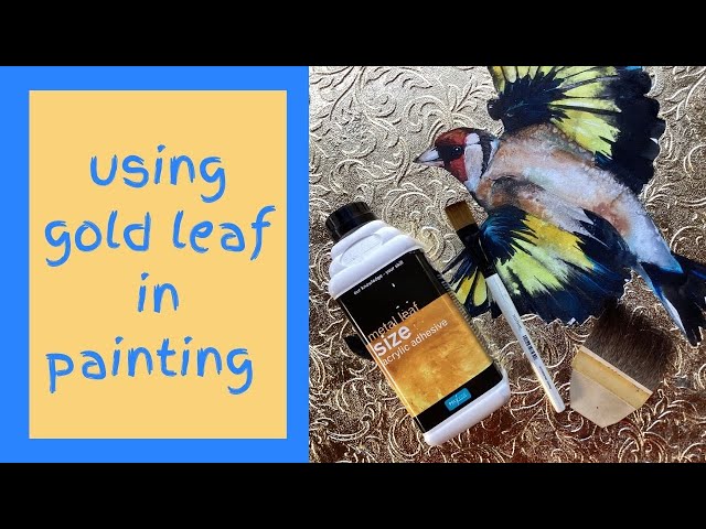 Using gold leaf in painting