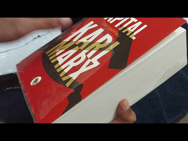 Unboxing book Karl Marx's Capital