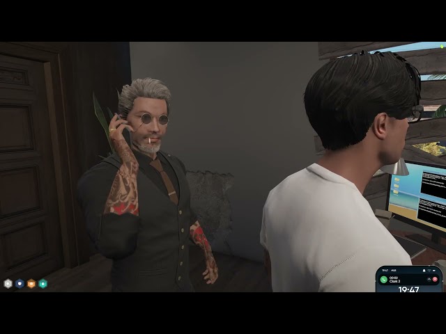 Lang orders Chang Gang be hacked to take the heist contract - NoPixel 4.0