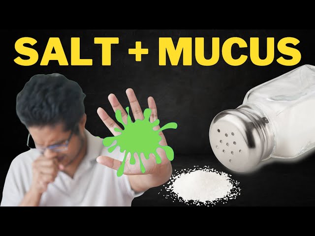Use Salt to Clear Mucus and Phlegm in the Throat Airways Lungs
