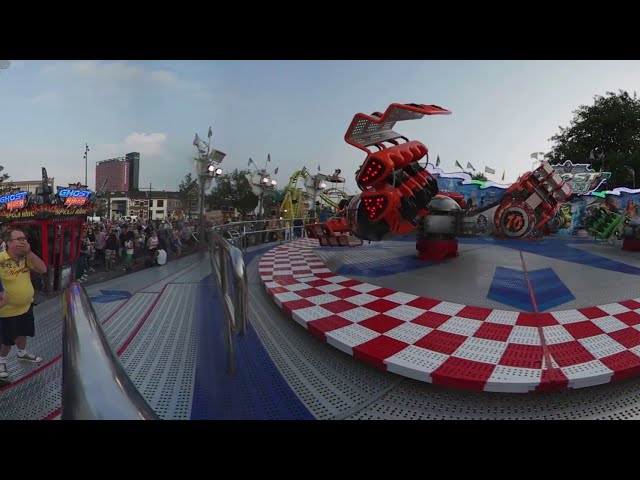 Loffelhardt Ghost Rider Off Ride 360 VR Tilburg Kermis 2016