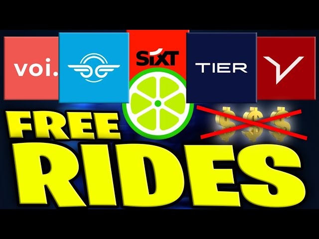 how to get free rides on LIME, VOI, FREENOW, SIXT, TIER and BIRD - FREE RIDES