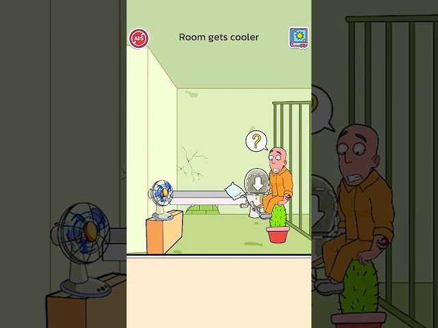 Room Gets Cooler | Best Happy Ending Funny Gameplay | #shorts #trending