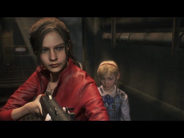 RESIDENT EVIL 2 REMAKE Claire A (part 4) Full playthrough with all cutscenes
