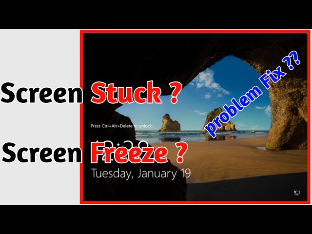 How To Fix Laptop & Computer Screen Freeze Or Stuck Problem 2024