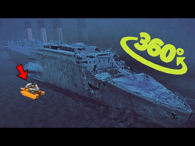 360 VIDEO || Titanic 2 part 1 || Dive to the bottom || 4K