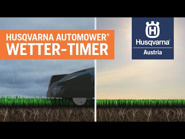 Wetter-Timer beim Husqvarna Automower®