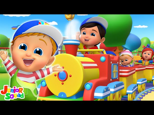 Train Song, Fun Vehicle Songs and Nursery Rhymes for Kids