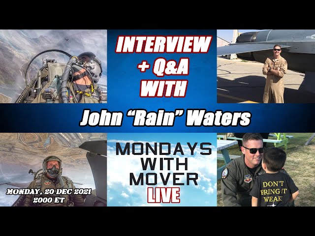 Interview with Former F-16 Demo Pilot John "Rain" Waters *LIVE*