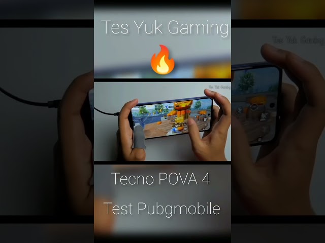 Unboxing Tecno POVA 4 Test Pubg mobile| Tes Yuk Gaming | #shorts #shortsvideo #pubg